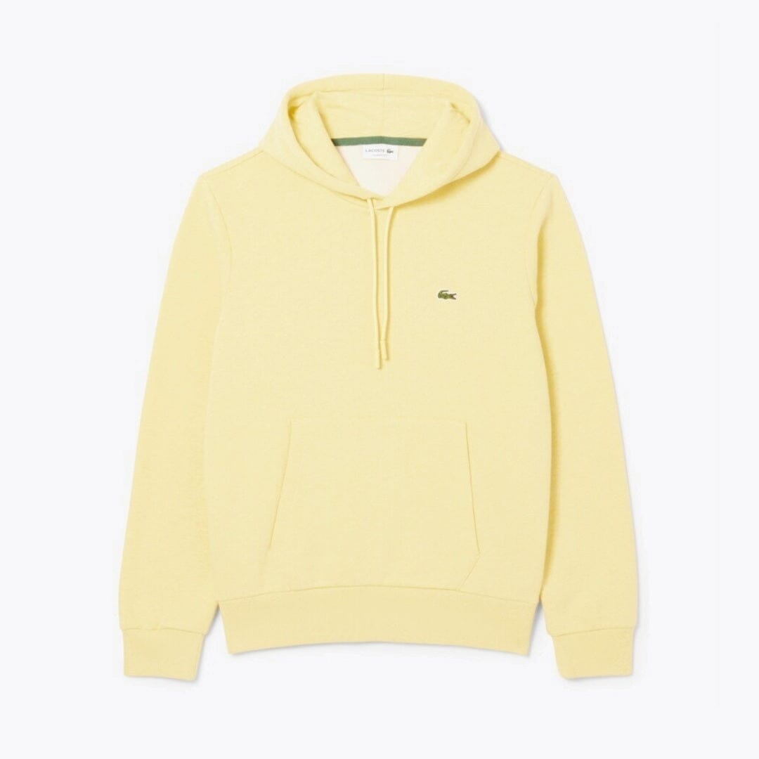 Lacoste Fleece Hoodie LS Yellow S