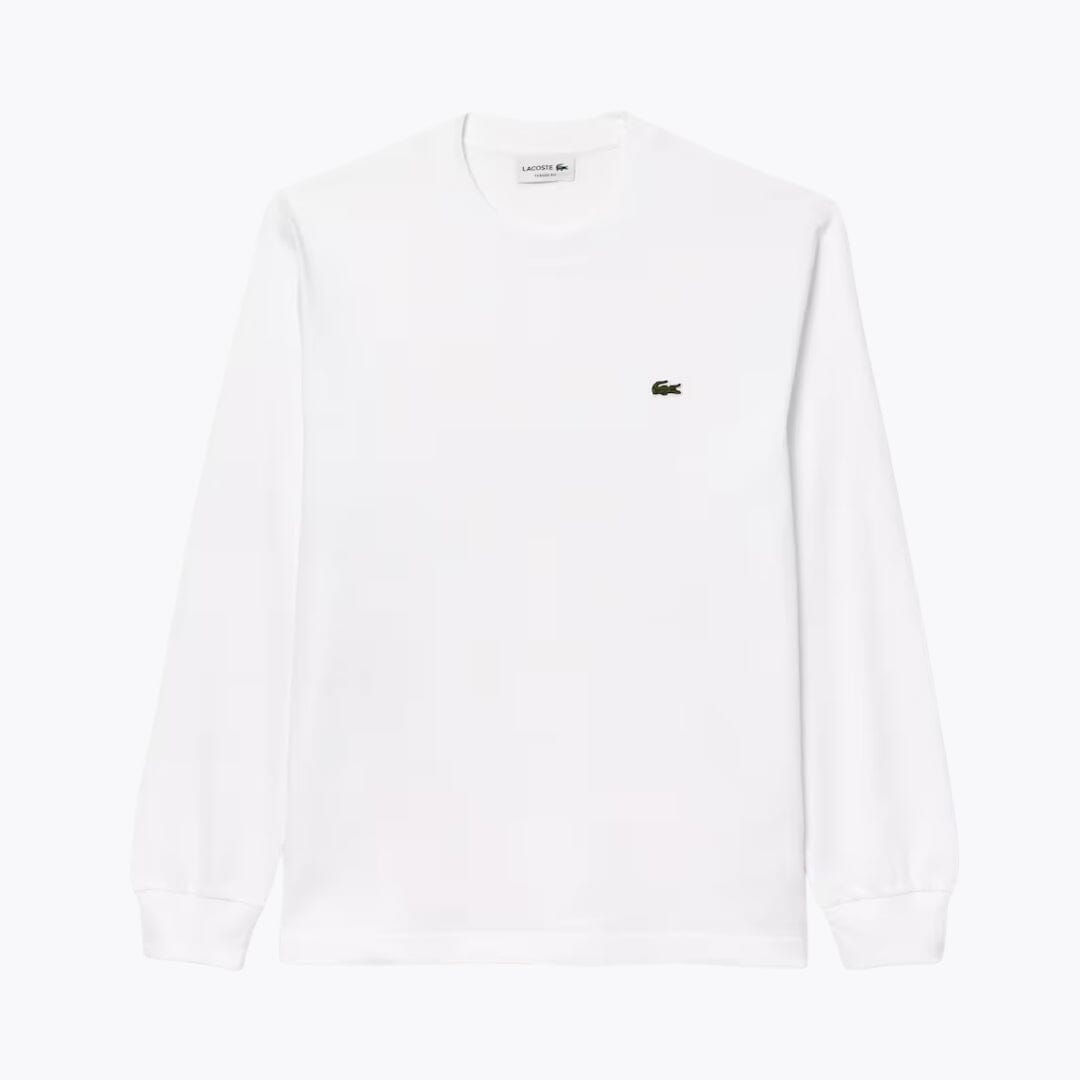 Lacoste Long Sleeved Cotton T-Shirt LS White S