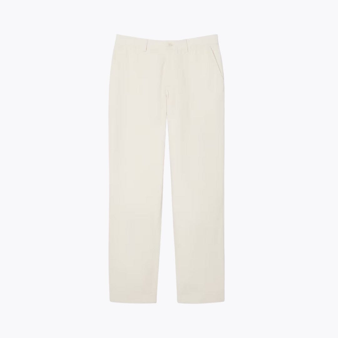 Lacoste Regular Fit Corduroy Chino Pants LS White S