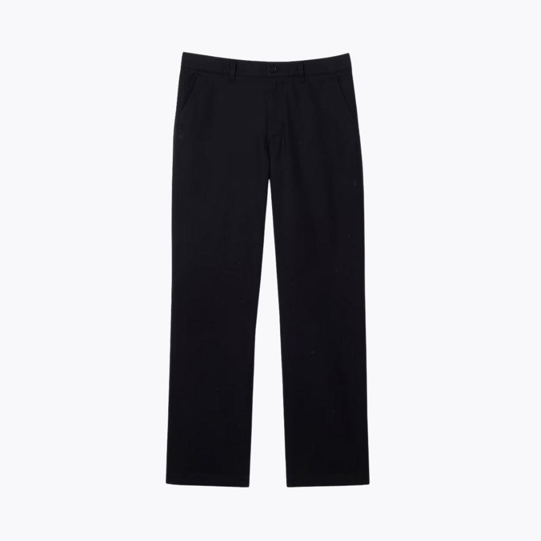 Lacoste Straight Fit Cotton Twill Pants LS Navy Blue S
