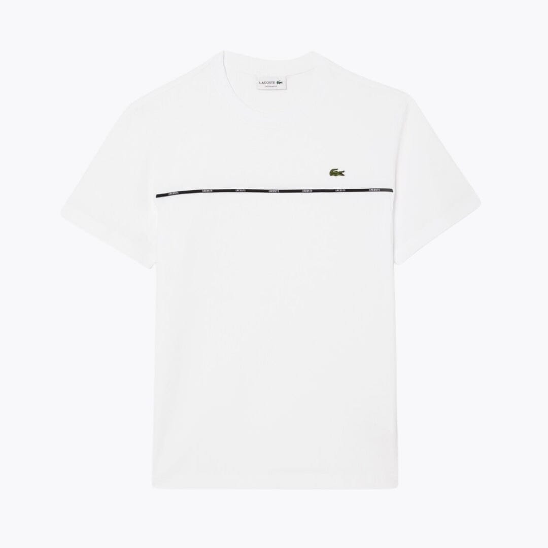 Lacoste Trim Cotton Jersey T-shirt LS White S
