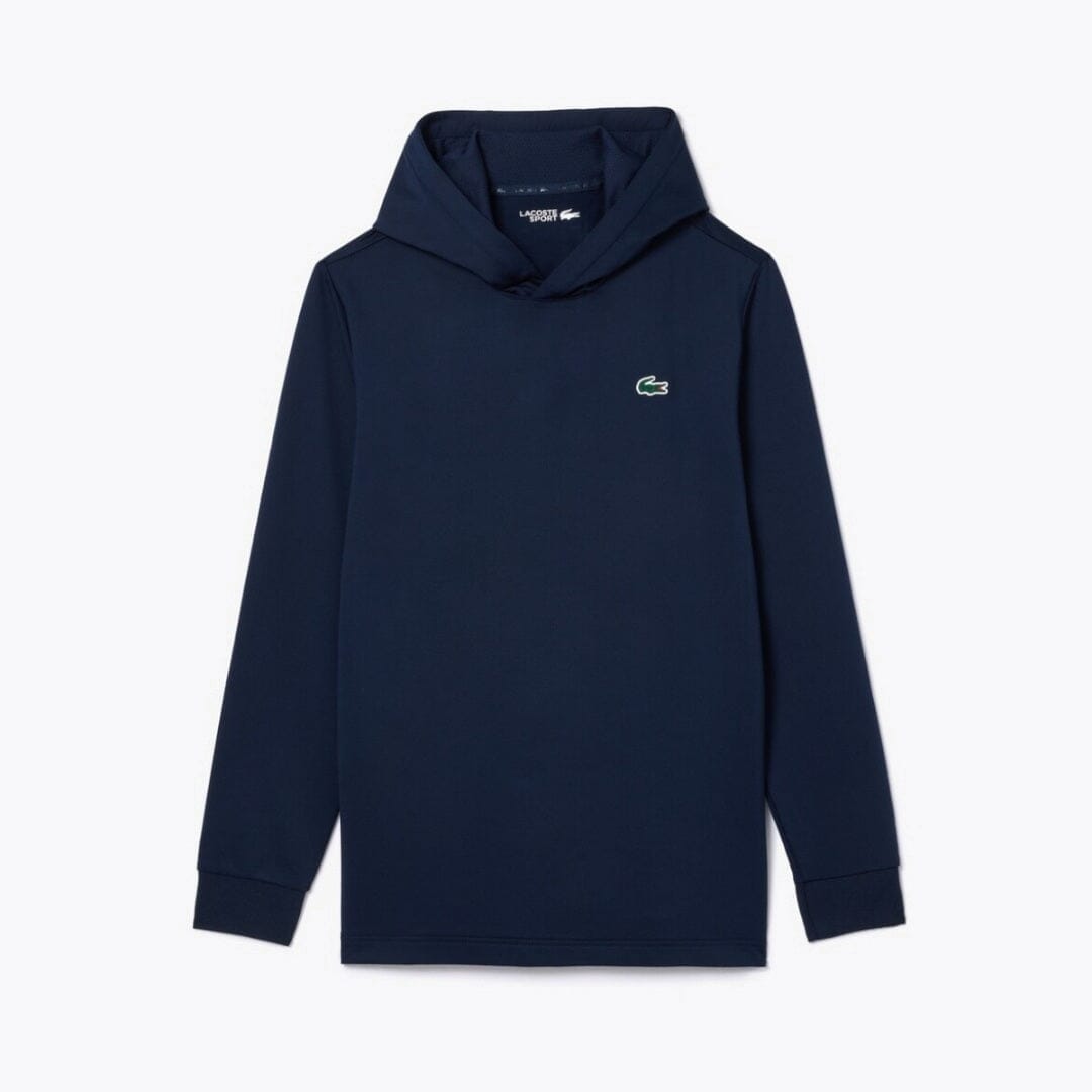 Lacoste Ultra Dry Golf Hoodie LS Blue S