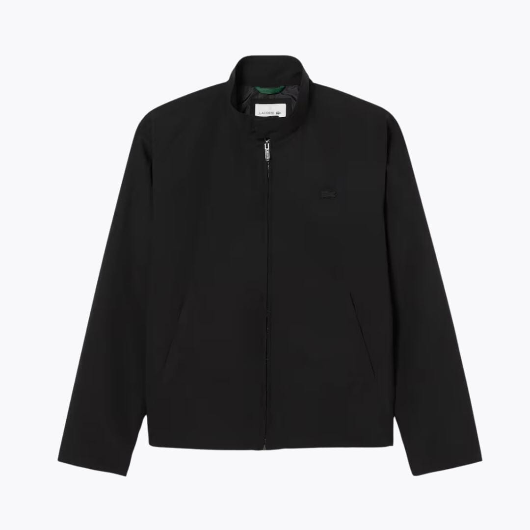 Lacoste Water-Repellent Harrington Windbreaker Jacket LS Black S
