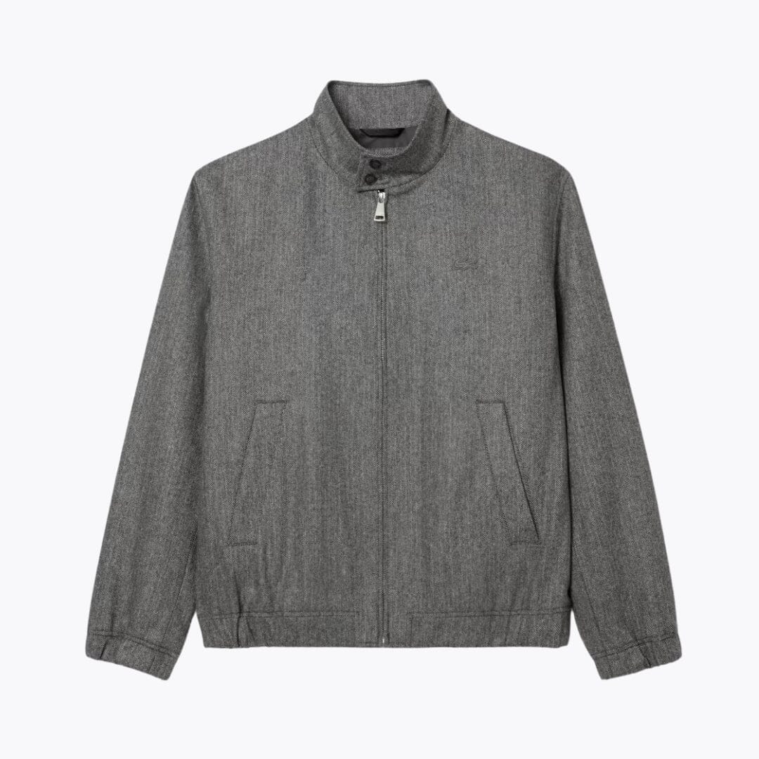 Lacoste Wool Harrington Jacket LS Grey S