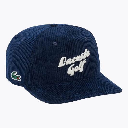 Lacoste Embroidered Corduroy Golf Cap LS Midnight Blue