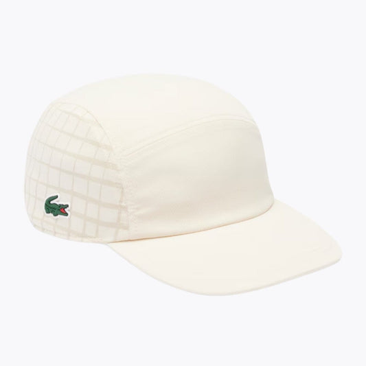 Lacoste Graphic Print Tennis Cap LS White