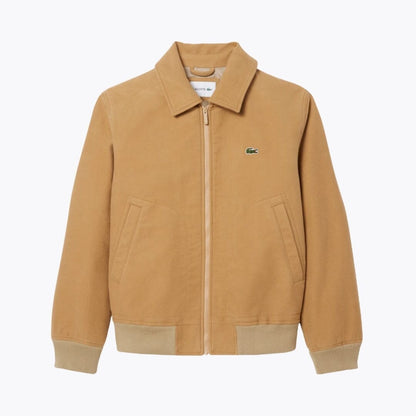 Lacoste Padded Moleskin Jacket LS Beige S