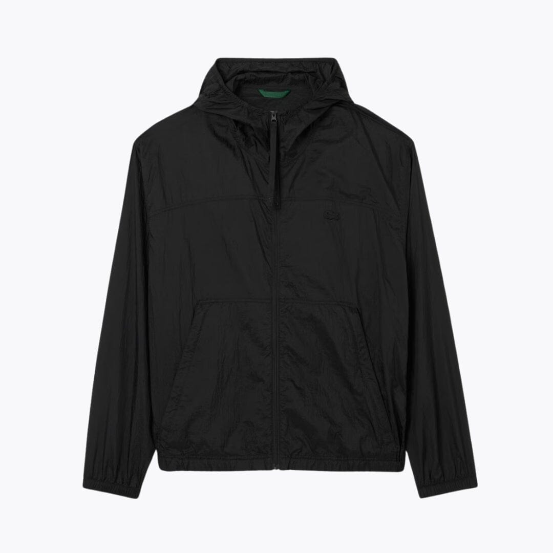 Lacoste Water-Repellent Packable Nylon Jacket LS Black S