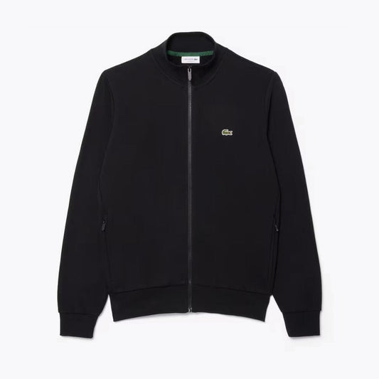 Lacoste Zip-Up High Neck Fleece Sweatshirt LS Black S