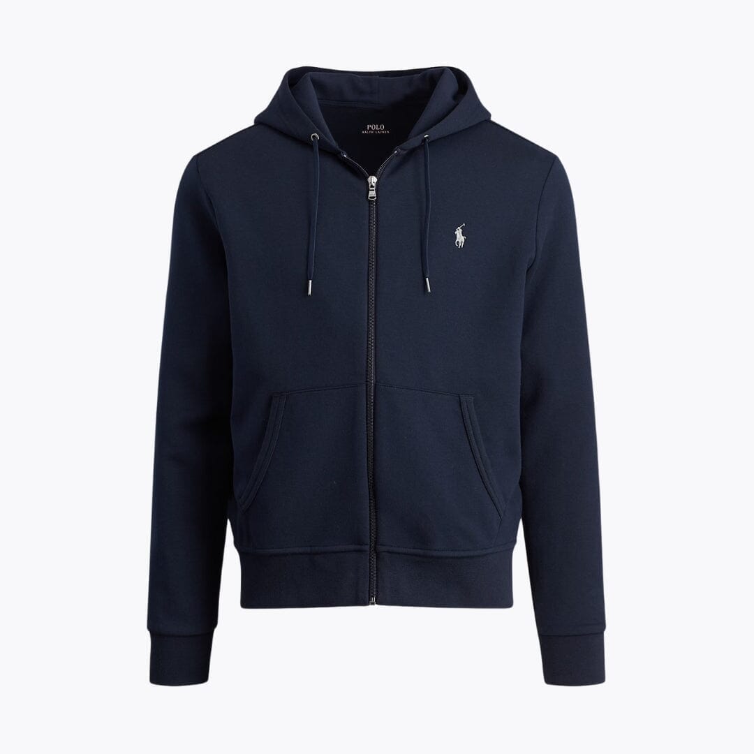 Ralph Lauren Double-Knit Full-Zip Hoodie LS Aviator Navy S