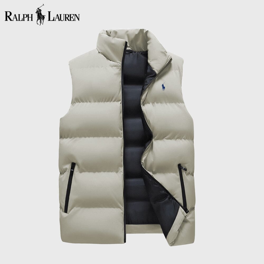 Ralph Lauren Insulated Down Puffer Waistcoat LS Cream S