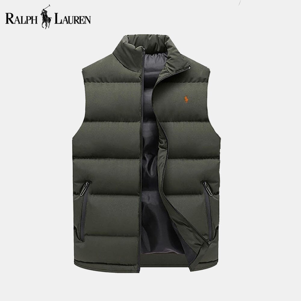 Ralph Lauren Insulated Down Puffer Waistcoat LS Green Ranger S